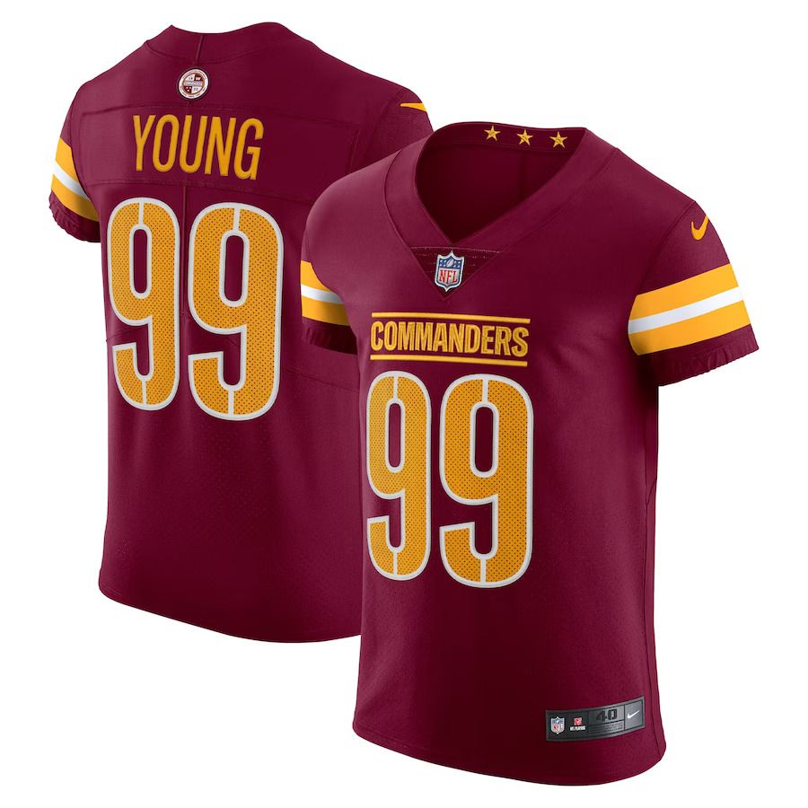 Men Washington Commanders #99 Chase Young Nike Burgundy Vapor Elite NFL Jersey->washington commanders->NFL Jersey